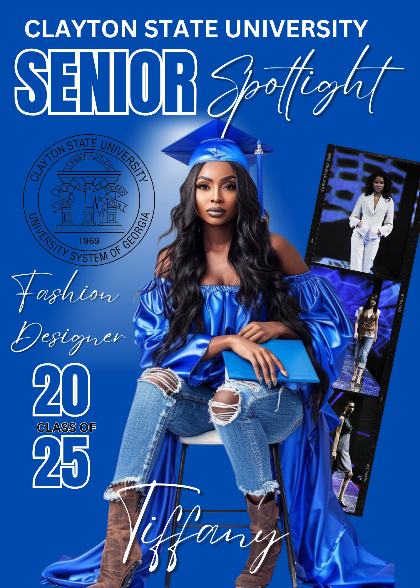 Graduation Magazine Invitation Template Bundle |Class of 2025