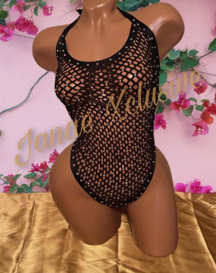 Black Fishnet 1 Piece
