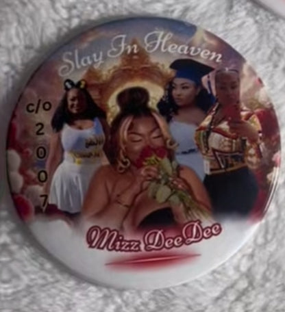 Memorial Buttons 3.0" Pin