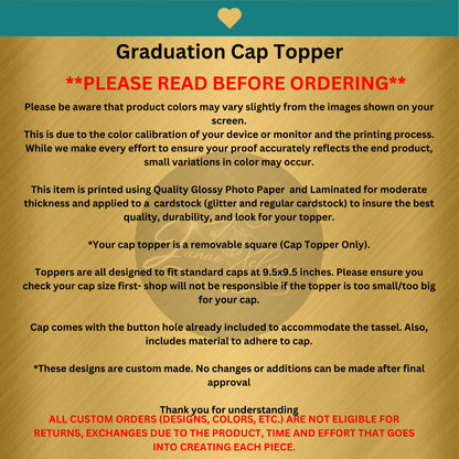 Graduation Cap Topper