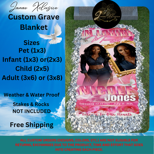 Memorial Grave Blanket