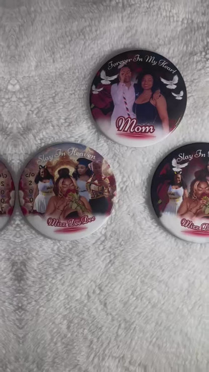 Memorial Buttons 3.0" Pin